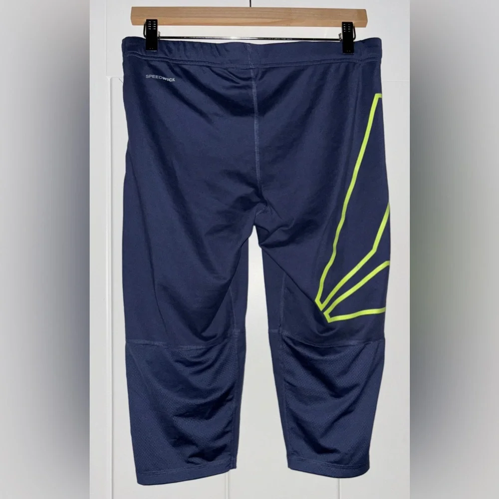 Reebox‎ Speedwick Fitted Women L Capri Legging Athletic Training Running Workout